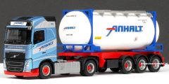 HER304702 - Camion avec porte container et container ANHALT – VOLVO FH GL 4x2