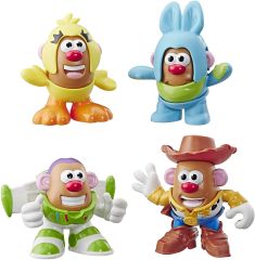 HASE3065 - Jouet TOY STORY 4 – 4 mini Mr Patate