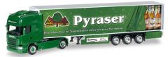 HER306874 - Camion avec remorque frigorifique BRUNNER Brasserie PYRASER - SCANIA R TL 4x2