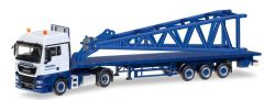 HER307222 - Camion avec plateau et élément LIEBHERR LR 1600/2 WASEL - MAN TGX XLX 4x2