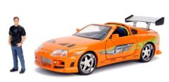 JAD30738 - Voiture de couleur Orange du film Fast And Furious – TOYOTA Supra de 1995