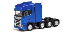 HER308601-002 - Camion solo 8x4 Bleu SCANIA CS 20HD