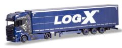 HER310413 - Camion avec semi LOG-X - SCANIA CS 20 HD 4x2
