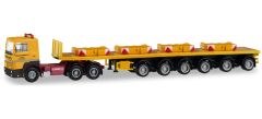 HER311434 - Camion avec plateau et ballast FRANZ BRACHT - RENAULT 360