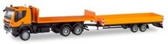 HER311595 - Camion porteur avec remorque Orange - IVECO 6x4