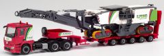 HER311700 - Camion avec porte engins et fraiseuse WIRTGEN 250i ENRICO FEIND - MERCEDES Actros 6x4