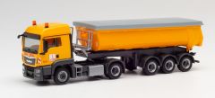 HER311915 - Camion benne bâchée MAX BÖGL - MAN TGS LX 4x2