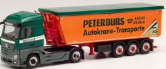 HER312011 - Camion avec benne PETERBURS - MERCEDES Actros 4x2