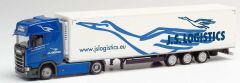 HER312066 - Camion avec remorque frigorifique JS Logistics - SCANIA SC 4x2