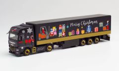 HER312356 - Camion MAN TGX 4x2 avec remorque 3 essieux MERRY CHRISTMAS 2020