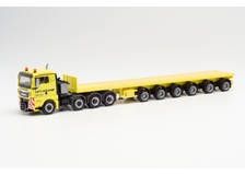 HER312479 - Camion avec plateau 6 essieux MAN TGX XL LEY KRANE