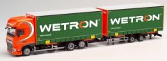 HER312912 - Camion porteur avec remorque WETRON -  DAF XF SSC 6x2