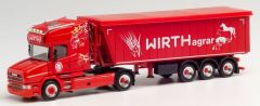 HER313018 - Camion avec remorque bâchée WIRTH AGRAR – SCANIA Hauber TL 4x2