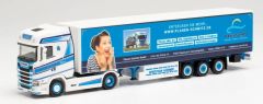 HER313636 - Camion avec remorque bâchée HÖHNER Spedition - SCANIA CS HD 4x2