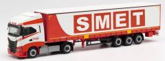 HER313650 - Camion avec remorque bâché SMET - IVECO S-Way 4x2
