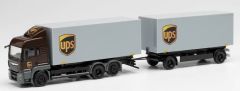 HER313667 - Camion porteur avec remorque UPS - MAN TGS LX Euro 6 6x2