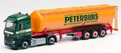 HER313810 - Camion avec citerne silo PETERBURS - MERCEDES Actros S. 4x2