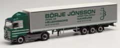 HER314039 - Camion avec remorque bâchée BÖRJE JÖNSSON - SCANIA 143 SL 4x2