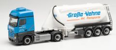 HER314169 - Camion avec remorque silo GROSSE VEHNE - MERCEDES Actros BigSpace 4x2
