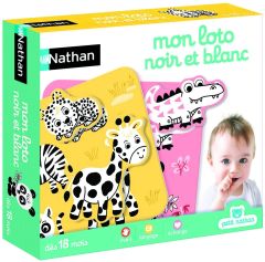 NAT31436 - Jeu d'éveil – Mon loto Noir et blanc
