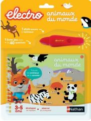 NAT31543 - Jeu de développement – Électro les animaux du monde