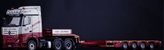 IMC32-0117 - Camion 6x4 MERCEDES Actros Streamspace avec semi porte engins Nooteboom MCOS 4 essieux aux couleurs SE LEVAGE