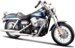 MST32325 - Moto de 2006 bleue -HARLEY DAVIDSON FXDBI Dyna Street Bob