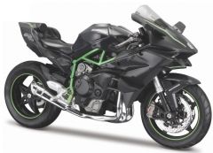 MST32708 - Moto de couleur Noire et verte – KAWASAKI H2 R ninja
