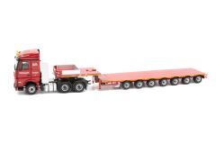 IMC33-0159 - Camion avec plateau subaissée Nooteboom SCHOLPP – MERCEDES Arocs SS 6x4
