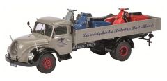 SCH3166 - Camion 4x2 plateau MAGIRUS S6500 avec chargement de scooters