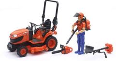 NEW33433B - Tracteur tondeuse avec outils et personnage – KUBOTA BX2670