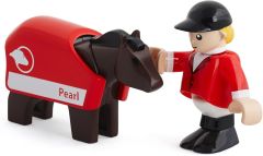 BRIO33793 - Jouet – Cheval avec sa cavalière