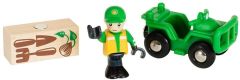 BRIO33798 - Jouet contenant 3 Pièces – Personnage avec son 4x4