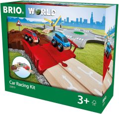 BRIO33819 - Jouet contenant 14 Pièces – Circuit de course avec voitures