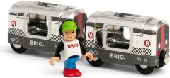 BRIO33838 - Jouet contenant 3 Pièces – train de couleur Argenté 2020