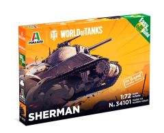 ITA34101 - Maquette World of Tanksà assembler et à peindre - Char Sherman