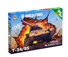 ITA34102 - Maquette World of Tanks à assembler et à peindre - Char T34/85