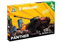 ITA34104 - Maquette World of Tanks à assembler et à peindre - Char Panther
