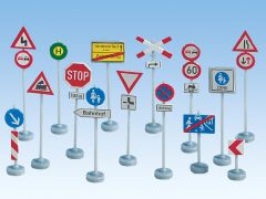 NOC34121 - Accessoires pour diorama - 80 Panneaux de signalisation