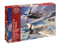 ITA35102 - Maquette à assembler et à peindre - Avions P47N + P51D WAR THUNDER