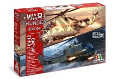 ITA35103 - Maquette à assembler et à peindre - Hélicoptères MIL MI-24 D + UH 1C WAR THUNDER