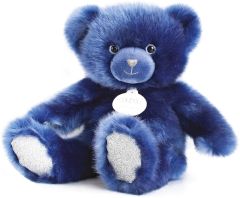DC3566 - Peluche de couleur bleu nuit 30 cm – Ours