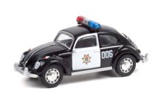 GREEN36030-E - Véhicule sous blister - VOLKSWAGEN Beetle Classique Police