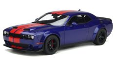 GT362 - Voiture sportive couleur bleue indigo de 2021 – DODGE Challenger super stock