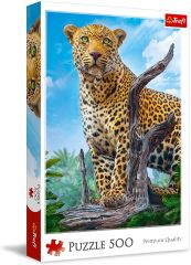 TRF37332 - Puzzle de 500 Pièces – Le léopard sauvage