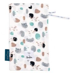 DC3766-1 - Sac à doudou motifs de la gamme MON DOUDOU PLUS FORT QUE TOUT