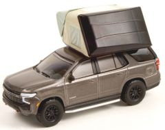 GREEN38010-E - Véhicule sous blister - CHEVROLET Tahoe Z71 2021 THE GREAT OUTDOORS
