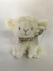DC3817-01 - Doudou avec foulard fleuri de la gamme Agneau CHOUCHOU