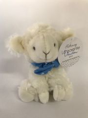 Doudou avec foulard Bleu avec étoile de la gamme Agneau CHOUCHOU