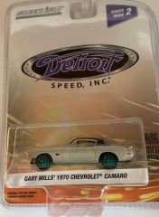 GREEN39070-CVERT - Voiture sous blister jantes verte - CHEVROLET Camaro 1970 Gary Mills'